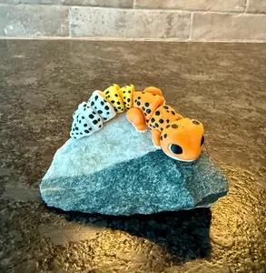Leopard Gecko Flexi Articulated 3D Printed Figurines