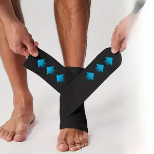 1pc Compression Ankle Sock with Removable Strap, Knitted Ankle Support for Both Men And Women - Suitable for Sports, Basketball, Running, Football, Tennis, Workouts, And Everyday Use. Fits All Shoe Sizes!