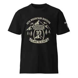 10th Mountain Division Tribute Premium Tee- Iron Flag Threads