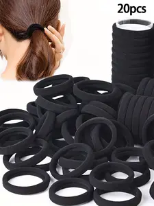 Women's Hair Scrunchie Set, Elastic Tie Band, 20 Pieces High Elasticity Ponytail Holders, Daily Use Accessories for Women, Perfect for Everyday Wear