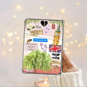 Magnolia Parks Kindle Insert - BJ Ballentine & Daisy Haites Inspired E-Reader Decor - London Boy Aesthetic Bookish Gift for Her - How's The Weather Parks & Willow Tree Design - Premium Glossy Cardstock Kindle Paperwhite & Basic Clear Case Insert