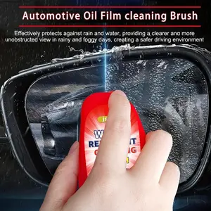 2-in-1 Rainproof Glass Coating (120ml) – Invisible Wiper & Water Repellent with  Sponge Applicator for Car Windshield