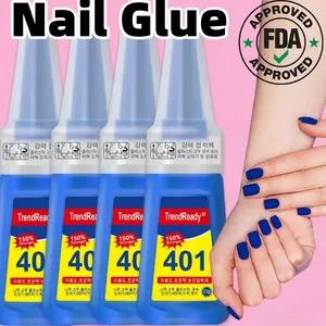 4/2pcs Nail Glue, Long-Lasting 90+ Days, No UV Lamp Needed, Fast-Bonding Nail Glue, Super Strong, Waterproof, Heavy Duty Nail Glue Gel For Press On Nails, Nails Art, Nail Supplies, Extra Hold, Large Capacity, 25g/Bottle