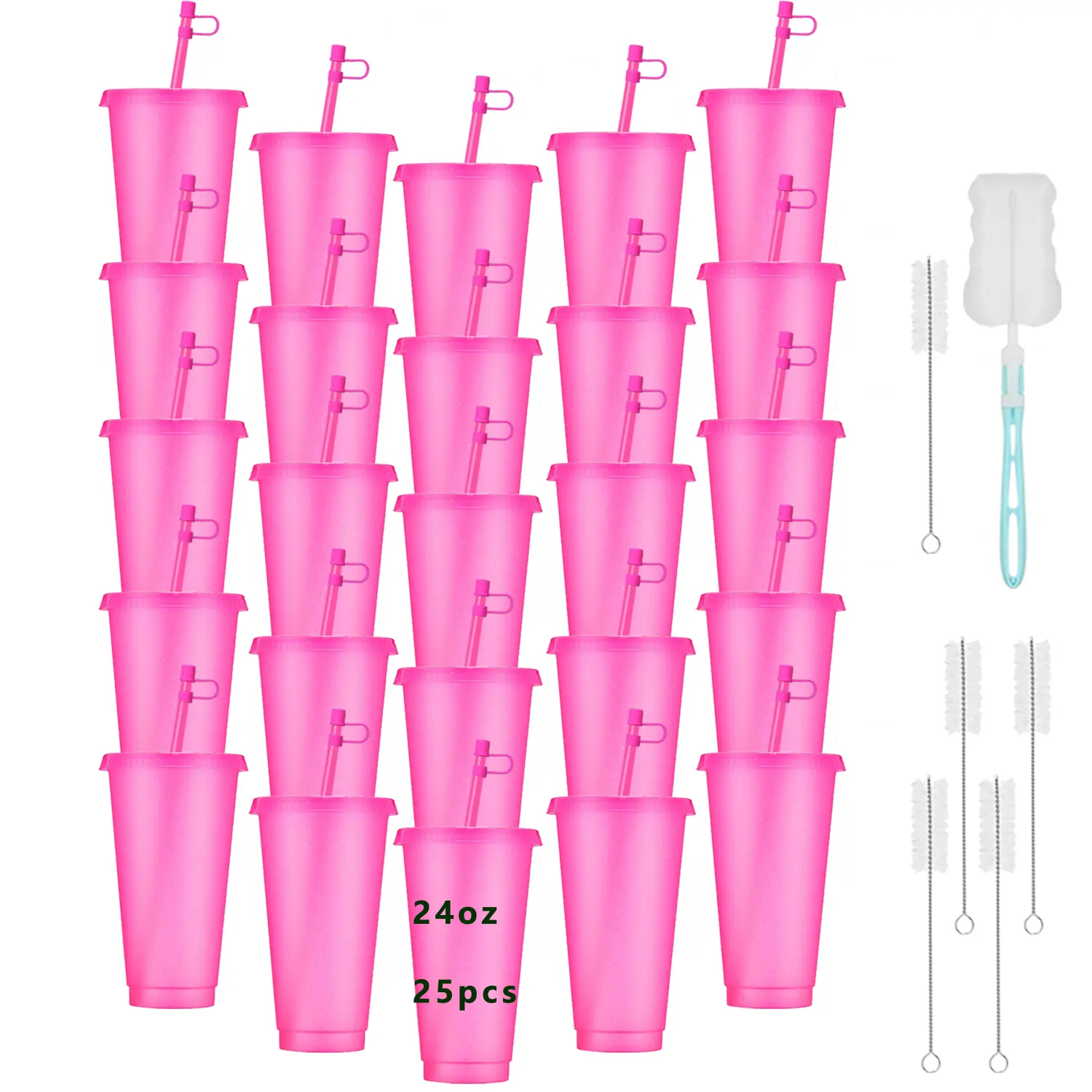 25-Pack Glitter Rose