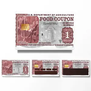 Food Coup Design Credit Card Skin Sticker, Decal Sticker, 4 Counts/set Ultra-thin Waterproof & Scratch Resistant Card Sticker, Personalized Bank Card Skin Protector
