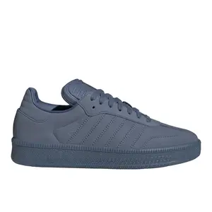adidas Mens Samba Xlg Lace Up Sneakers Shoes Casual - Blue
