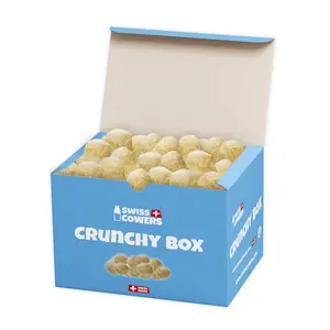 Swisscowers Cheese Crunchy Box for Small and Large Dogs, 350g - Made with 100% Swiss Milk, Lactose-free, Gluten-Free, No Preservatives