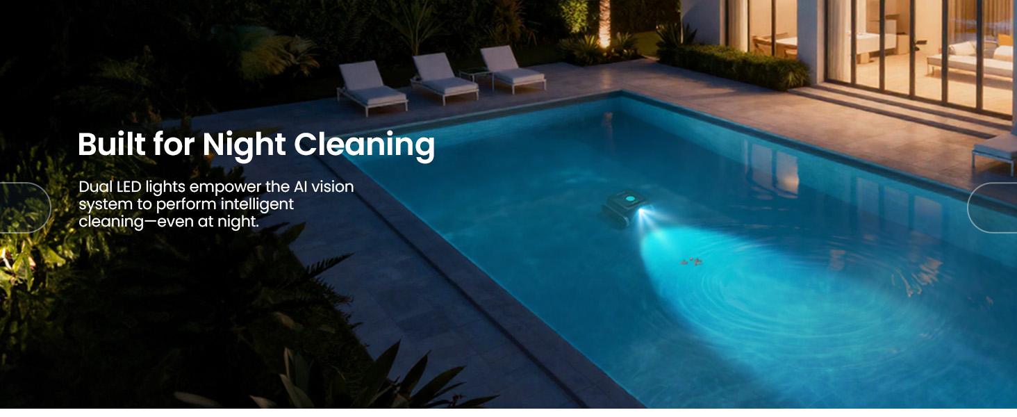 Aiper Scuba V3 Robotic Pool Cleaner, Wall & Waterline Cleaning, Cordless Pool Robot
