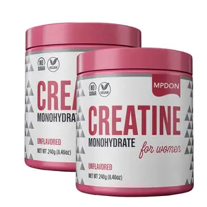 Women's Micronized Creatine Monohydrate Dietary Supplement Powder - 2000mg Collagen, 1g BCAA (2:1:1), Edible Healthcare for Fitness - Supports Lean Muscle, Recovery - Natural, Made in USA