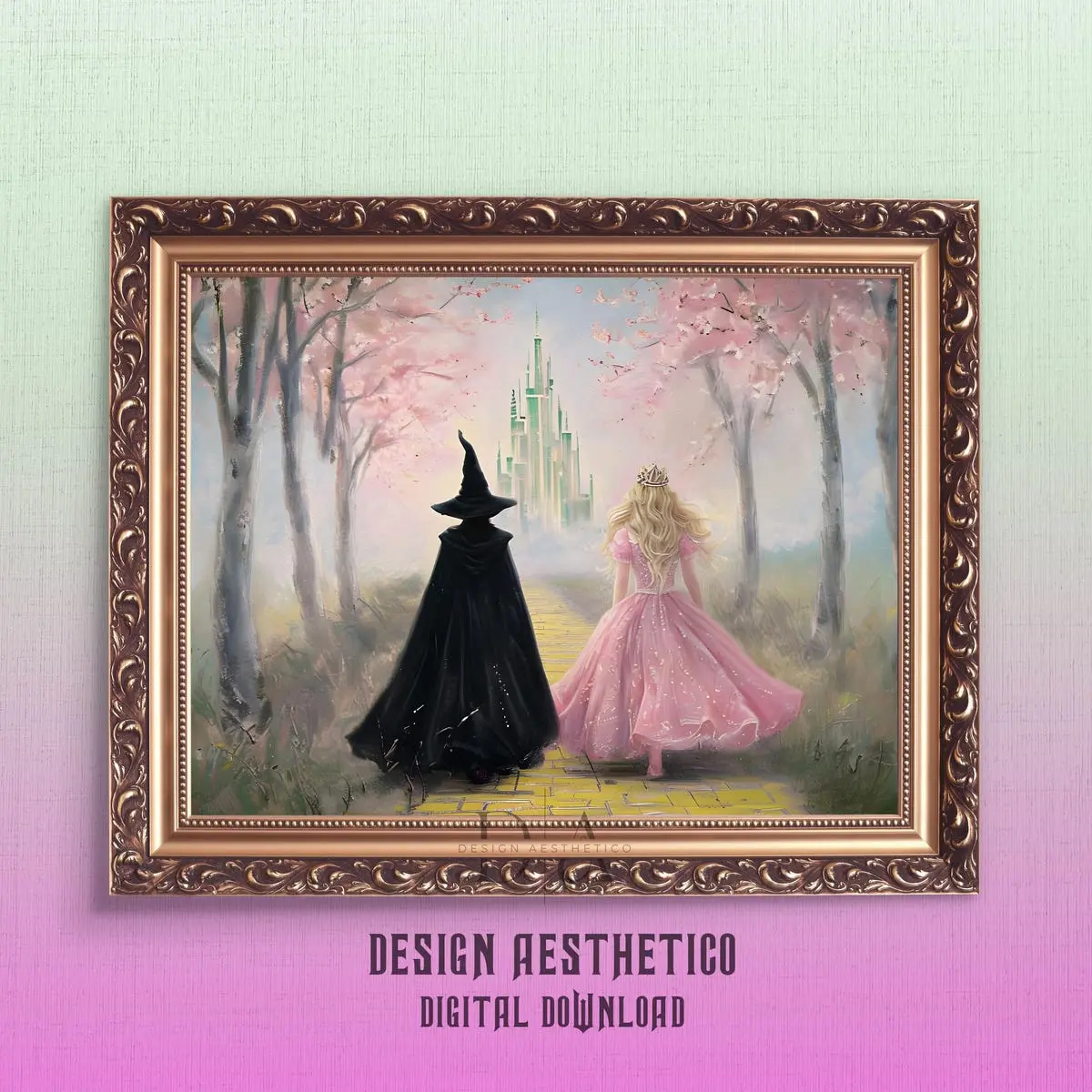 Home Decor, Wicked Wall Art, Gift for Kids, Movie for Good, Gift for Her, Wicked Print, Room Decor, Unframed | 5 Size, 8x12 to 27x40 inch