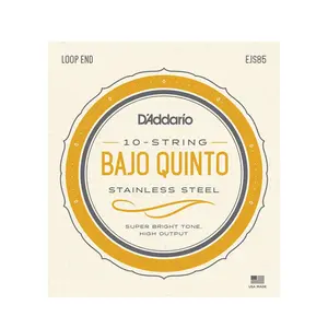D'Addario EJS85 Bajo Quinto Stainless Steel Strings