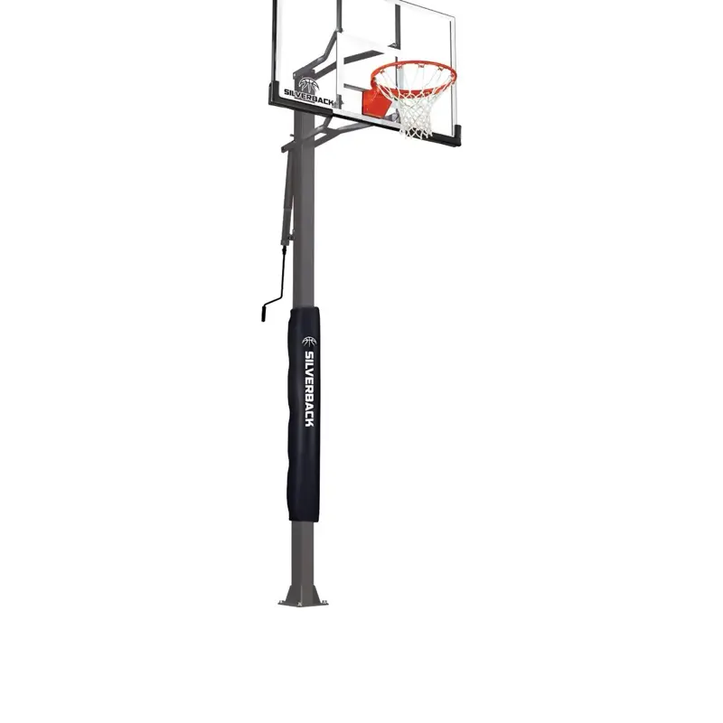 Goaliath 10 Foot Basketball Hoop with Dome, Black Color, and Properly Positioned Basketball and Basket basketball gift