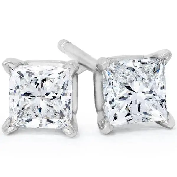 1.00CT Princess Cut Diamonds 14K (I2-I3)