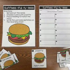 Suffixes Activity