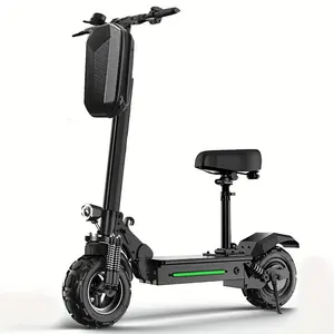 [Waterproof Electric Scooter Bag] Large Capacity Waterproof Electric Scooter Handle Storage Bag - Durable EVA, Removable Design for Bicycles and Balance Bikes, Black e bike storage bike back