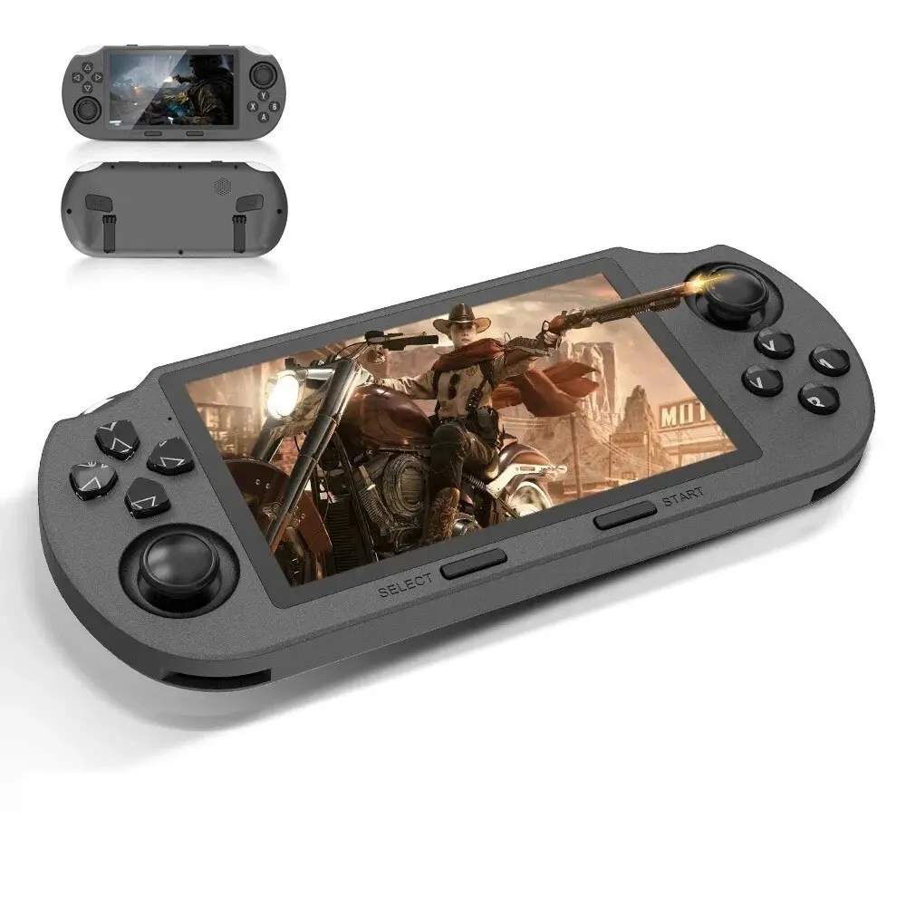 SF3000 Retro Handheld Game Console - 4.5-in IPS Screen, 20,000+ Pre-installed Classic Games, Save File Support, Adjustable Brightness, Portable for Travel, Camping
