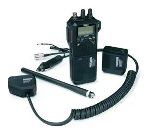 Uniden PRO538HHFM 40 Channel AM & FM Handheld CB Radio with LCD Display, DC Car Adapter