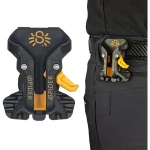 Pro Tool Holster - Upgraded, Self Locking, Quick Draw Universal Tool Holder with Ambidextrous Thumb Lock - Clips onto Any Belt
