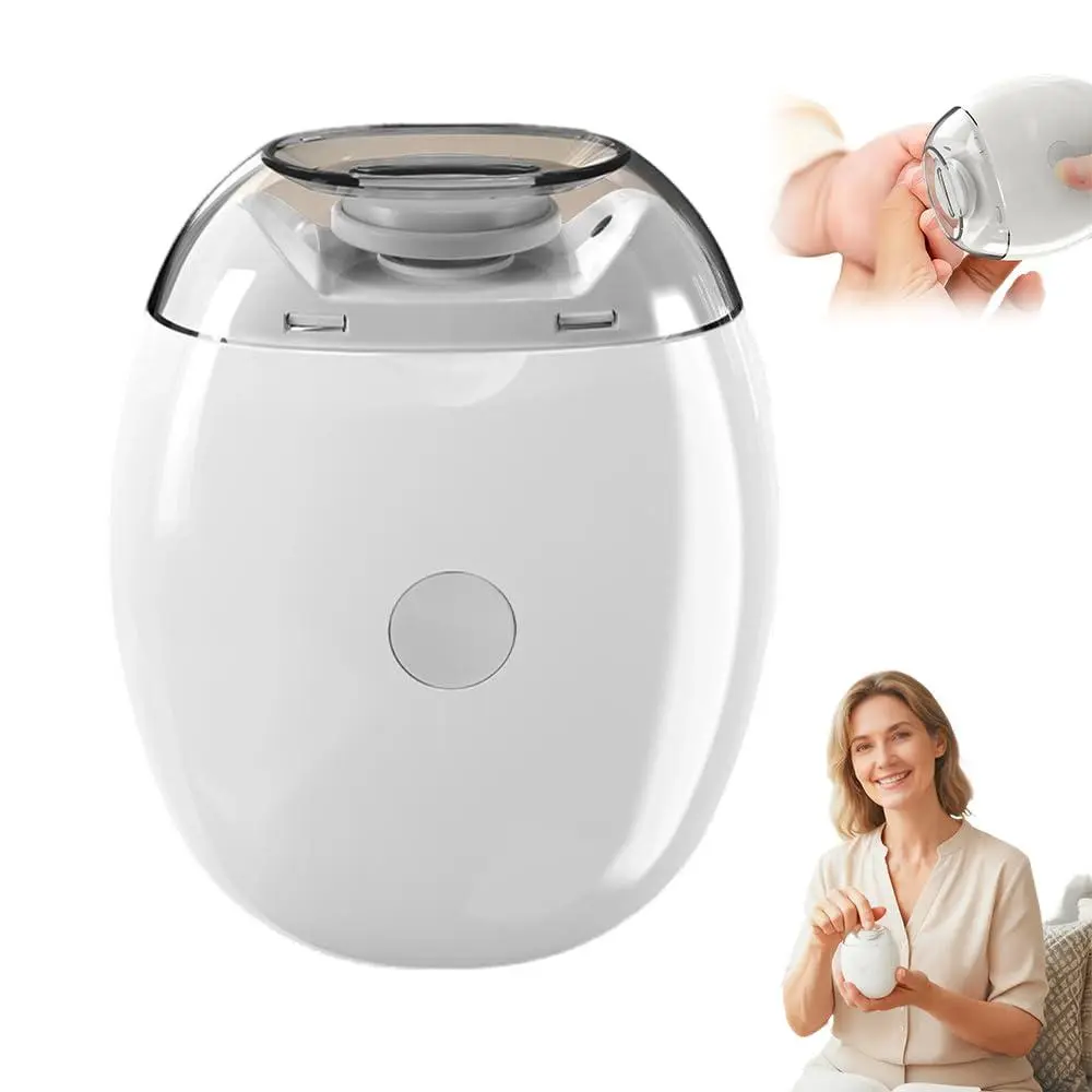 Electric Nail Grinder - USB Rechargeable Automatic Nail Trimmer with 3-Speed Settings, LED Light for Fingernails & Toenails (Beauty & Personal Care Personal Care Appliance)