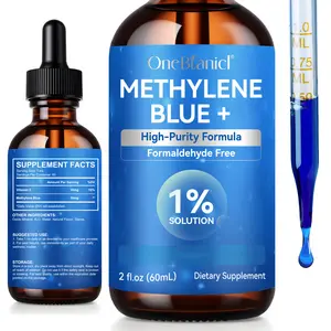 ONEBTANICL Methylene Blue Supplement - Pharmaceutical Grade, 1% USP Grade, Liquid Drops for Men & women,  Formaldehyde-Free