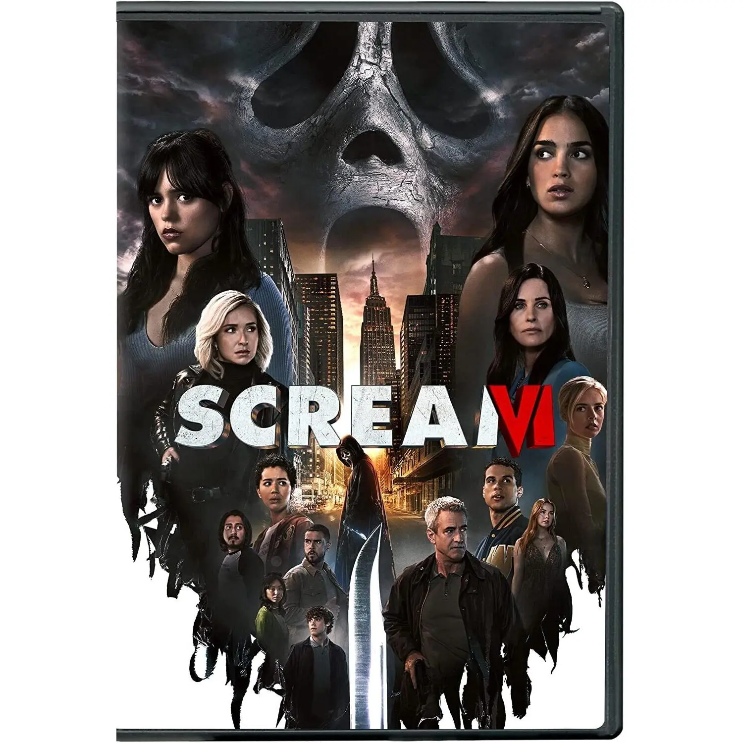 Scream VI (2023 Release Horror Thriller Movie) Paramount Label DVD Video Disc - AC-3/Dolby Digital, Widescreen, Dubbed, Subtitled