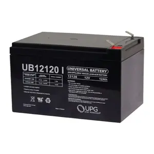 UPG 86448 12 V 12 amp Sla Battery- pack of 2