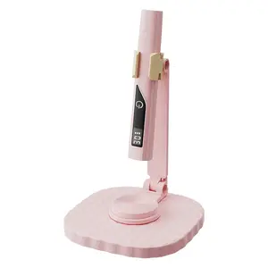 Portable handheld nail lamp, two-speed timed quick drying, no black hands, with base, screen display timing, USB charging, three-color optional, Gel Nail Dryer