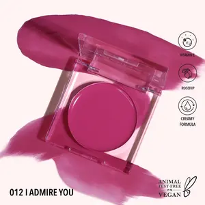 MOIRA | Loveheat Cream Blush (012) | Dewy Cream Blush with Lightweight Blendable Color