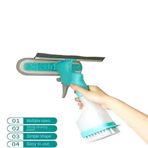 Portable Multi-Functional Car Window Cleaner, Car Windshield Cleaner, 4-in-1 Glass Cleaning Solution, Durable Rotating Brush Design, Ideal for Home Use, Easy-to-Carry Travel Pack
