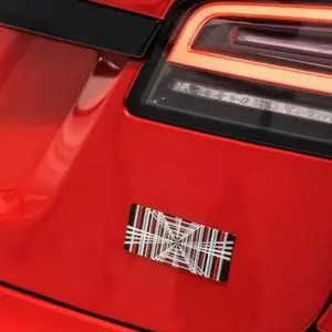Tesla Plaid x Performance Logo Badge
