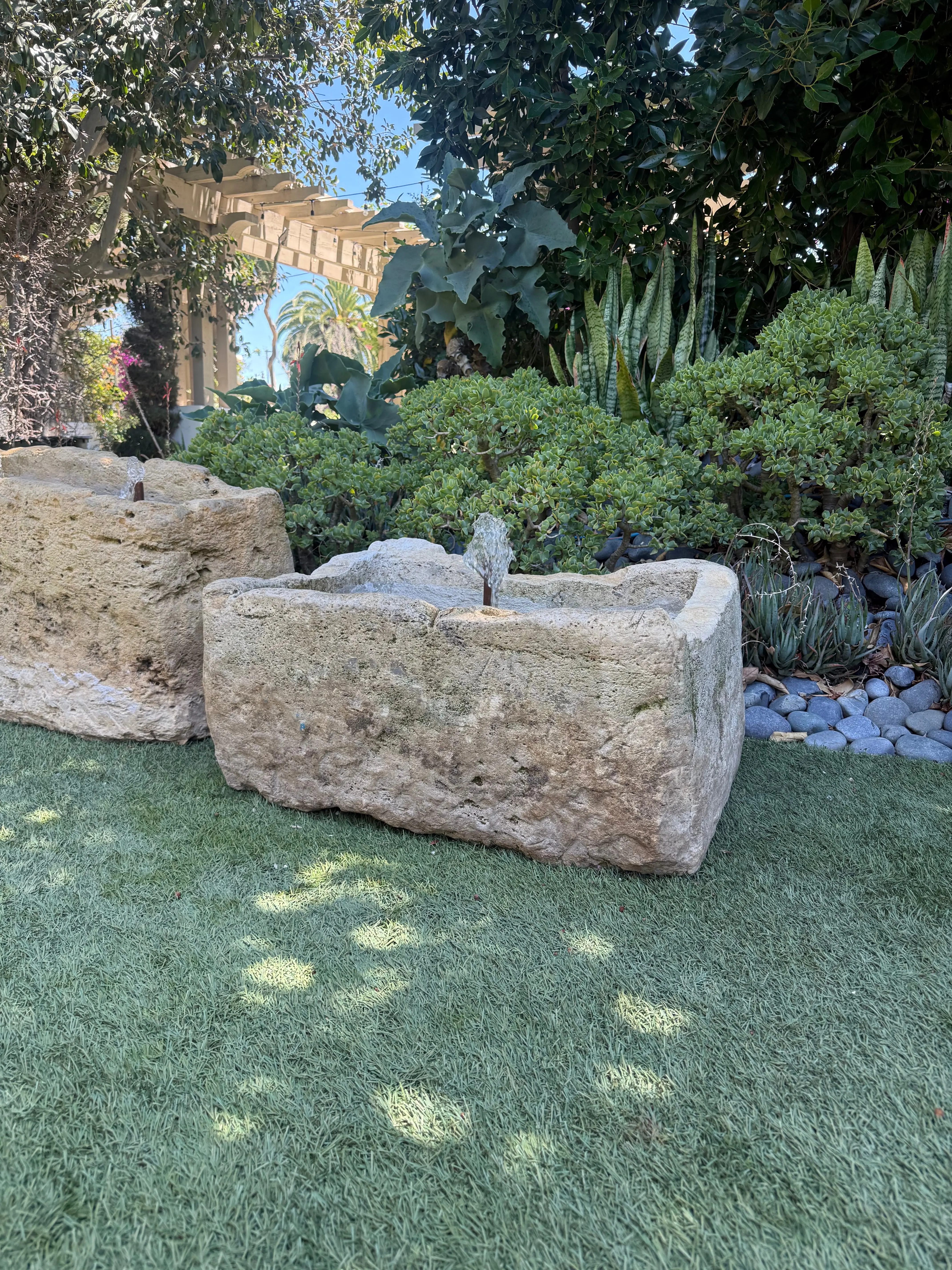 Limestone Fountain 19