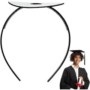 Graduation Cap 2 Pack Graduation Cap Headband Firm Anti-Fall Grad Headband Insertnb Secures Your Graduation Cap