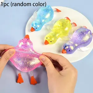 Duck Malt Sugar Squeeze Ball Stress Relief Toy, Creative Slow-Rebound Venting Design, Fun Relaxing Gift for All Ages