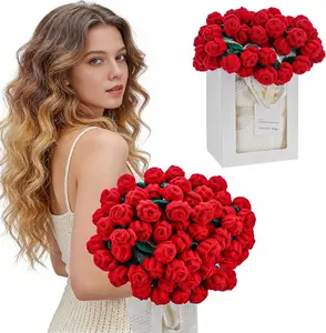 Handmade Crochet Cotton Rose Flower Bouquet Blanket - Decor, Room Decor Shawl, Gift for Mom for Mother’s Day, Wedding Anniversary, Birthday