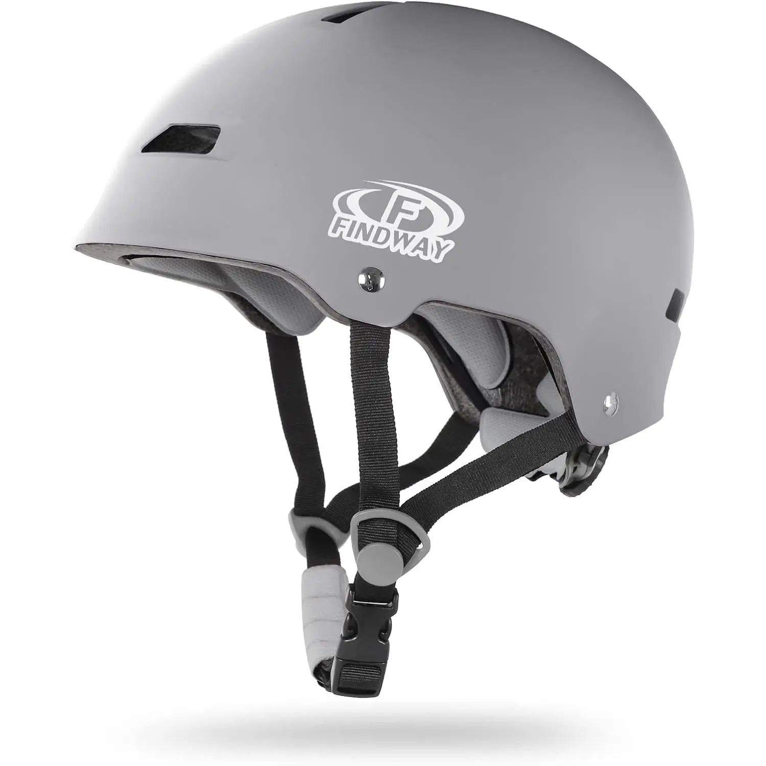 Findway Pro Skateboard Helmet Safety Certified Two Removable Liners Adjustable Dial for Kids Youth Adults Skate Scooter Commuter Longboard Incline