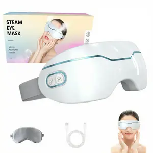 Eye Steamer for Dry Eye, Steam Therapy Mask 2 Levels, Adjustable Steam Eye Massager with Heat, Smart Hot & Cold Nano Mist Eye Moisturizing, Gifts for Family