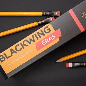 Blackwing Eras 2023 Edition Wood Pencils - Office Stationery Writing Tool, Set of 12