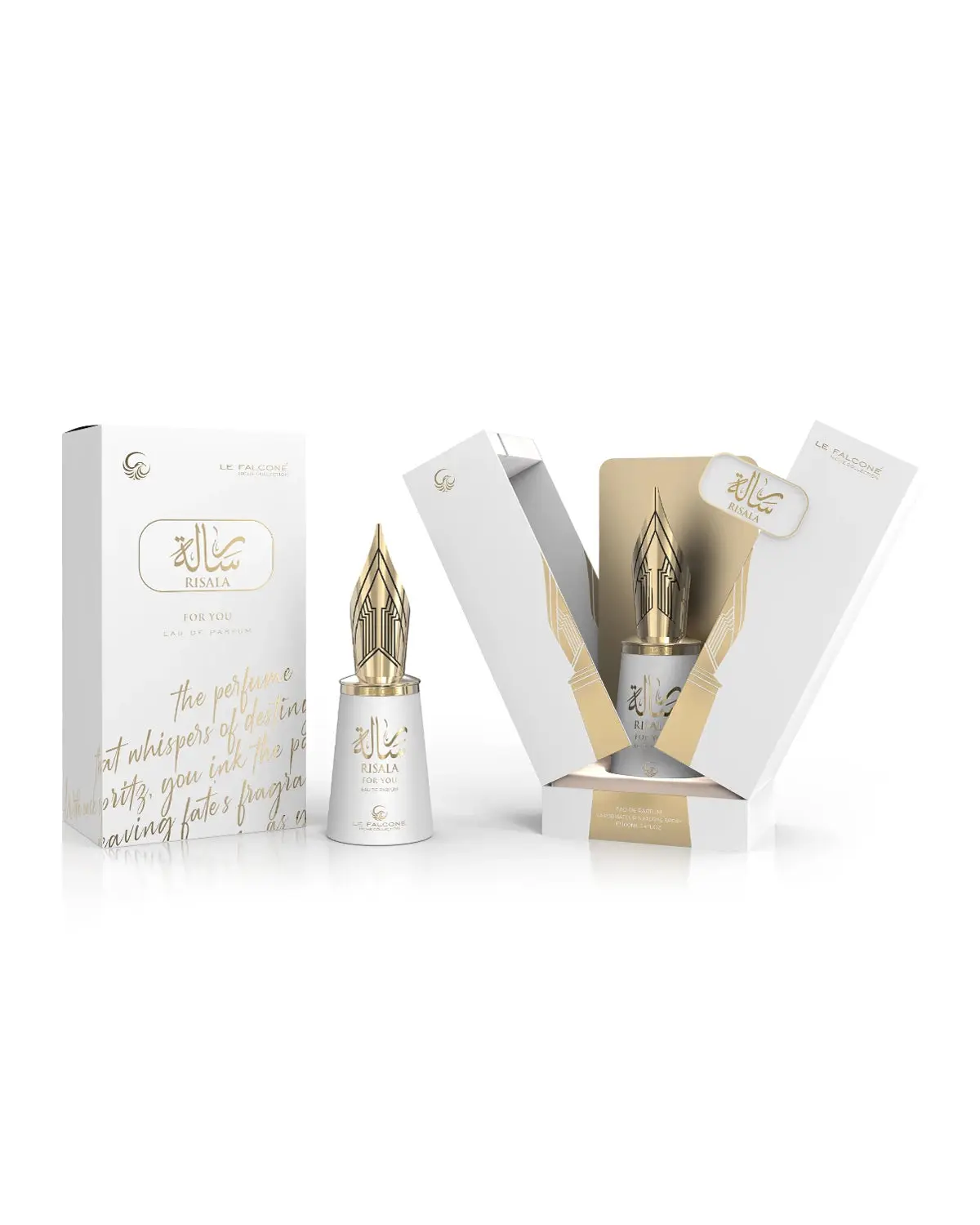 Risala For You Women's Fragrance Eau de Parfum Spray - Signature Scent, Floral Honeysuckle, Sweet Gourmand Notes of Iris, Vanilla, Caramel, Sugar, 3.4 oz/100 ml 100 ml Perfume for Women, Fragrance Bottles, Smelling Good