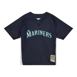 Mitchell & Ness Authentic Ken Griffey Jr Seattle Mariners 2010 Men Baseball Jersey Mariners Blue
