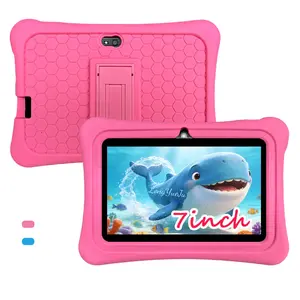 7-Inch Portable Android Learning Tablet for Kids with Parental Controls – All-in-One Educational Entertainment Tablet, Dual Cameras, Bumper Case Included,Charging Cable (Adapter Not Included) – The Perfect Gift for Boys and Girls