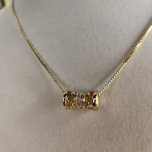 14K Goldplated Circonic & Minimalistic Necklace with Elegant Design and Simple Style