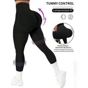 Sport High Waisted Seamless Slim Leggings For Women - Resilient Soft Touch Quick-Drying Breathable 4-Way Stretch Butt Lifting Legging For Hiking Running Cycling Yoga Pickleball Exercize Casual