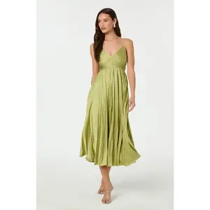 Maeve Pleated Midi Dress