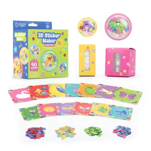 Educational Insights 3D Sticker Maker Refill Pack: Garden Friends - Supplies for Custom Sticker Maker for Kids, DIY Stickers for Kids, Puffy Stickers for Toddlers, Craft Kits for Girls and Boys
