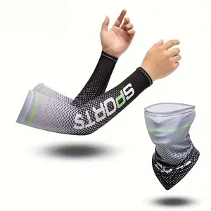 Compression Arm Sleeves for Men and Women, UV Sun Protection, Sports Cooling Sleeves