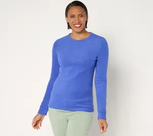 Cuddl Duds Base Layers Fleecewear with Stretch Long Sleeve Top