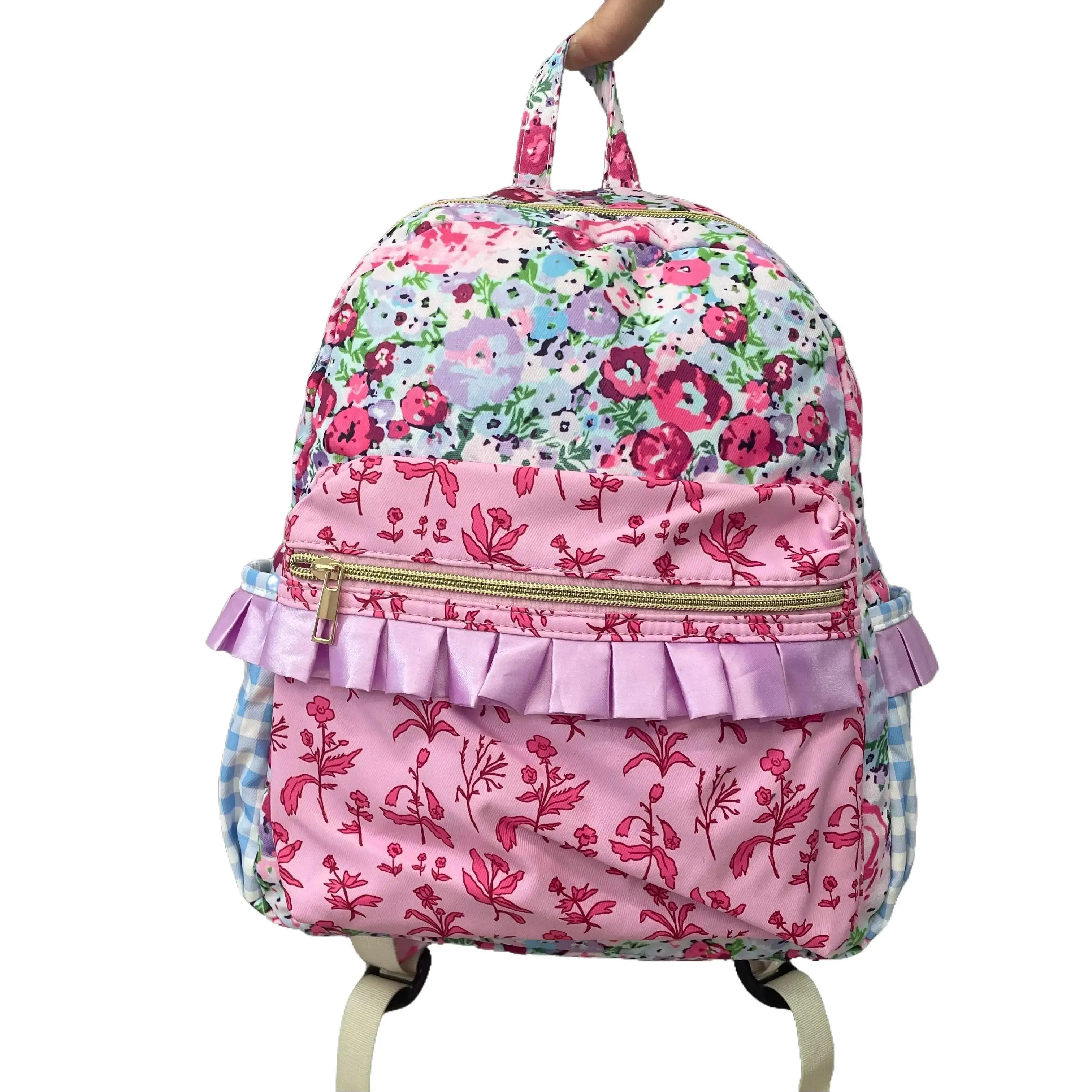 Mallard Backpack floral travel backpack spring summer bag backpack school bag spring weekend bag