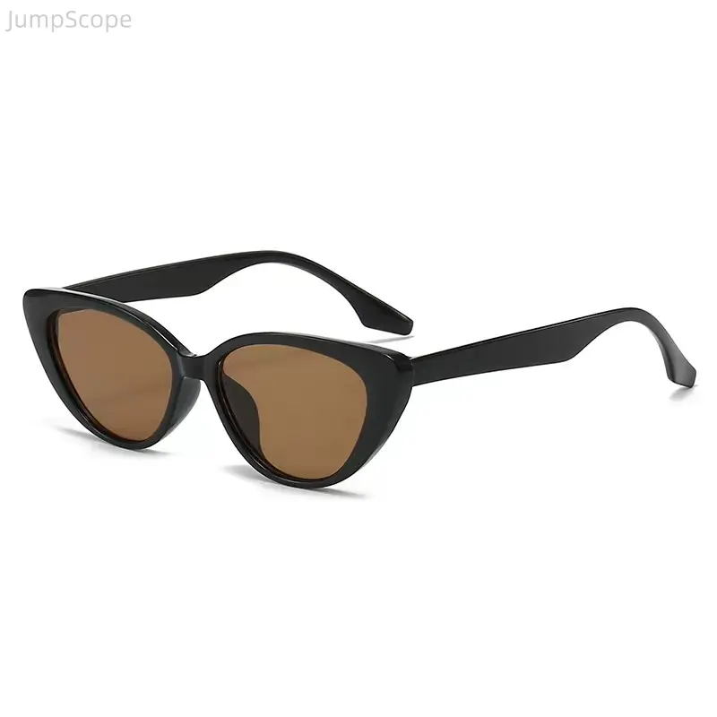 Retro Cat Eye Sunglasses, UV400 Protection Fashion Shades, Classic Black/Pink/White/Brown Frame Sunnies for Women & Men
