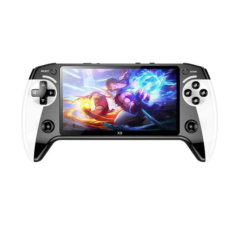 Retro Nostalgic Portable Rechargeable Arcade Handheld Game Console, Dual Joysticks, High-Definition Large Screen, Durable Fiberglass Construction
