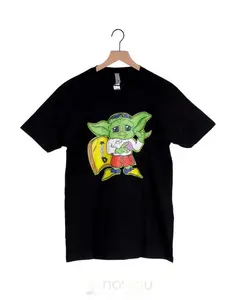 MAKAKU DESIGNZ - Sponjah Yoda Shirt (Black)